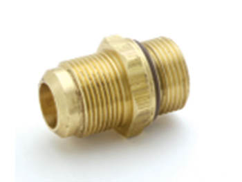 485F-12-8 Parker 45° Flare Brass Flare to SAE Straight Thread - Ref. SAE J512 and J513 485F-12-8 Flare to SAE Straight Thread 485F