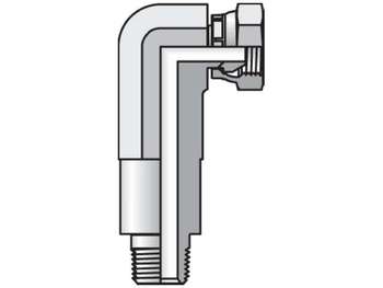 5607-12-12 Long Male Pipe Elbow NPTF / NPSM Swivel 5607-12-12 Pipe Swivel 90° Elbow 5607