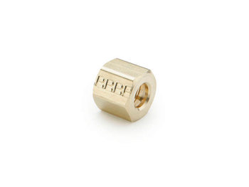 61C-2 Inch Nut - Brass Fittings and Adapters 61C-2 Compression Fitting 61C