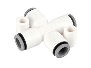 6307 08 00WP2 Union Cross - Push-in Water & Beverage Fitting 6307 08 00WP2 LIQUIfit 6307 - Metric