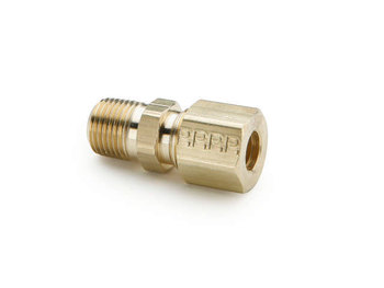 68C-2-1 Inch Male Connector - Brass Fittings and Adapters 68C-2-1 Compression Fitting 68C