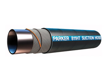 811HT-12 Low Pressure Rubber 1/2 SAE Minimum Bend Radius Hydraulic Suction And Return High Temperature Hose 811HT-12 811HT Series