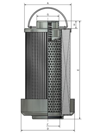 PR3241Q ParFit™ Interchange and Parker Replacement Element