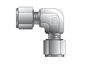 EEM20-B Instrumentation Tube Fitting - 90° Elbow Union Elbow for use with Metric Tubing EEM20-B A-LOK Metric Tube Union Elbow - EEM