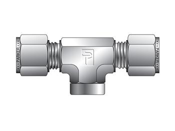 M12FBT1/8N-B A-LOK Metric Tube NPT Female Tee - FBT