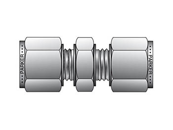 SCM6-B Instrumentation Tube Fitting - Straight Union for use with Metric Tubing SCM6-B A-LOK Metric Tube Union - SC