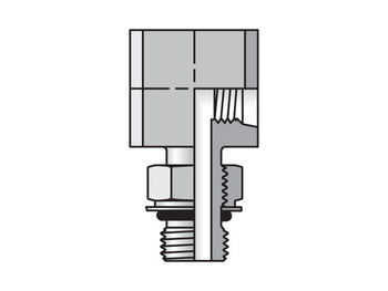 M12A87LPOEG87LPMS ISO 6149 Female Elbow SHORT ISO 6149 / SHORT ISO 6149 M12A87LPOEG87LPMS Pipe & Port 90° Elbow A87LPOEG87LPM