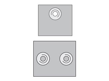 APKA4X Match weld plate – short to clamp halves group number for proper selection APKA4X Metric Standard Series APKA Weld Plate – Short