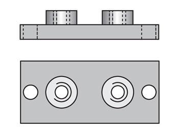 APLC8X Match weld / screw plate to clamp halves group number for proper selection APLC8X Metric Heavy Series APLC Weld / Screw Plate