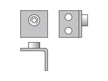 APWA1X Match weld plate – angled to clamp halves group number for proper selection APWA1X Metric Standard Series APWA Weld Plate – Angled