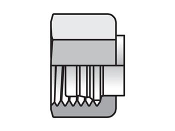 6 BTI2-B Nut and Ferrule Intru-Lok 6 BTI2-B Intru-Lok Nut, Ferrule, Insert BTI2