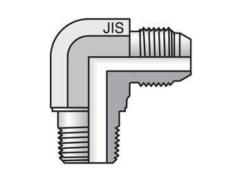 8C3T4S Male Elbow 30° Flare / BSPT 8C3T4S JIS 30° Flare C3T4