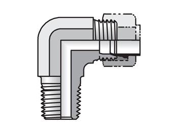 6-2 CBI2-B Male Elbow Intru-Lok / NPTF 6-2 CBI2-B Intru-Lok 90° Elbow CBI2