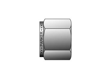 2 BZ-B Instrumentation Tube Fitting Accessory - Tube Nut for use with Inch Tubing 2 BZ-B CPI Inch Tube Nut - BZ