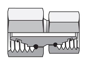 GZR15/08LCF EO/EO-2 Straight Swivel, Reducer Swivel Union - GZR