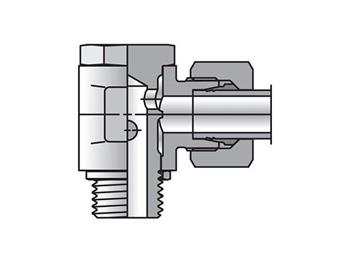 SWVE06SRCF EO/EO-2 90° Elbow, Banjo - 24° Flareless / BSPP SWVE06SRCF EO/EO-2 90° Elbow, Banjo - SWVE-R