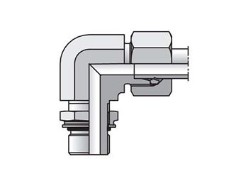 WEE06ZLMORCF EO/EO-2 90° Elbow, Adjustable - 24° Flareless / Metric ISO 6149 WEE06ZLMORCF EO/EO-2 90° Elbow, Adjustable - WEE-OR