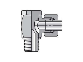 WH38SR71 EO/EO-2 90° Elbow, High Pressure Banjo - 24° Flareless / BSPP WH38SR71 EO/EO-2 90° Elbow, High Pressure Banjo - WH-R