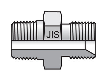 8F3P4S Male Connector 60° Cone / BSPT 8F3P4S JIS 60° Cone F3P4