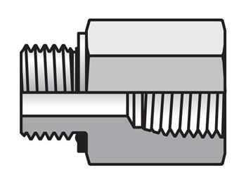 1X1F4OHGS Conversion Adapter BSPP-ORR / NPTF (for ISO 1179-1 / DIN 3852-2 Port) 1X1F4OHGS Reducer, Expander, Conversion F4OHG