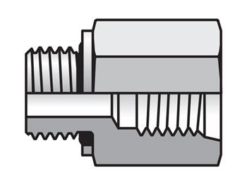 M16-3/8F8OHGS Conversion Adapter Metric-ORR / SAE-ORB (for ISO 9974 / DIN 3852-1 Port) M16-3/8F8OHGS Reducer, Expander, Conversion F8OHGS