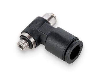FCMK731-2-2 Tube to Male Push-to-Connect Flow Control Valve FCMK731-2-2 Prestolok Miniature Banjo Flow Control - Meter Out - FCMK731