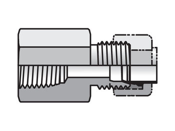 6-8 GBI2-B Female Connector Intru-Lok / NPTF 6-8 GBI2-B Intru-Lok Straight GBI2