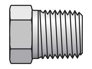 3/4HP3MS Hex Head Pipe Plug BSPT 3/4HP3MS Pipe & Port Plug and Cap HP3M