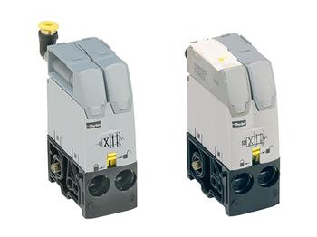 P2M1TJPP Parker flexible manifold valve system for individual solenoid wiring for use with integrated Push-to-Connect fittings P2M1TJPP Moduflex T Series - Size 1 Valve