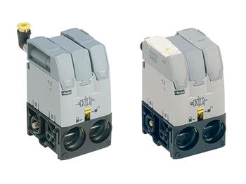 P2M2TDPP Parker flexible manifold valve system for individual solenoid wiring for use with integrated Push-to-Connect fittings P2M2TDPP Moduflex T Series - Size 2 Valve