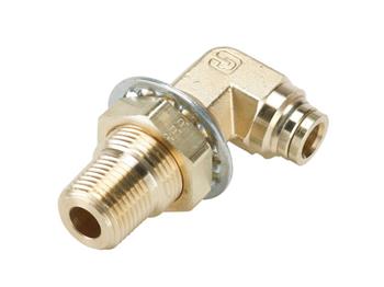 169PMTBH-8-8 Male Elbow Bulkhead 90° - Push-to-Connect Transportation Fitting 169PMTBH-8-8 Prestomatic 169PMTBH