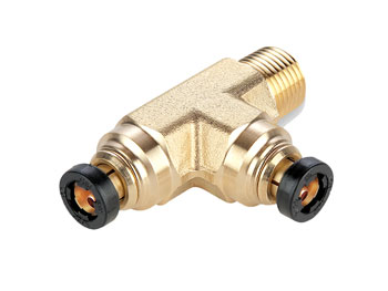 171PTCNS-3-2 Male Run Tee - Push-to-Connect Transportation Fitting 171PTCNS-3-2 PTC Metal 171PTCNS
