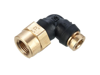 370PTC-4-2 Female Elbow Swivel 90° - Push-to-Connect Transportation Fitting 370PTC-4-2 PTC Composite 370PTC