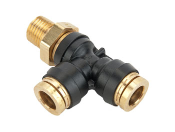 371PTC-4-2 Male Run Tee Swivel - Push-to-Connect Transportation Fitting 371PTC-4-2 PTC Composite 371PTC