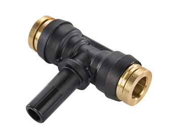 372PTCSP-6-6 Plug-in Branch Tee - Push-to-Connect Transportation Fitting 372PTCSP-6-6 PTC Composite 372PTCSP