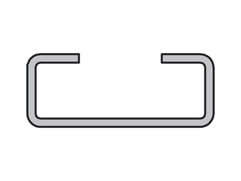 R-2 Mounting rail for clamps R-2 Inch Standard Series R Mounting Rail