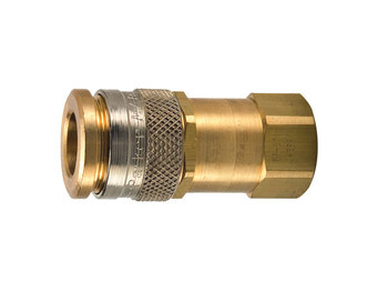 RF-251-4FP Pneumatic Push-to-Connect European High Flow RF-251-4FP RF Series Coupler - Female Pipe