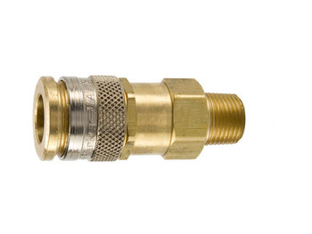 RF-371-8MP Pneumatic Push-to-Connect European High Flow RF-371-8MP RF Series Coupler - Male Pipe