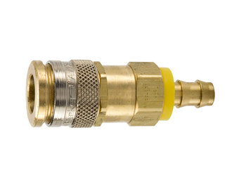 RF-251-8PL Pneumatic Push-to-Connect European High Flow RF-251-8PL RF Series Coupler - Push-lok Hose Barb