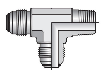8 RTXO-SS Triple-Lok 2 - Male Run Tee 37° Flare / NPTF / 37° Flare 8 RTXO-SS Triple-Lok 2 37° Tee RTXO