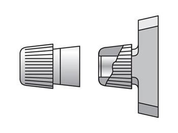 TMA/TMB1VERZX Lock nut for clamps TMA/TMB1VERZX Metric Standard Series TMA Lock Nut