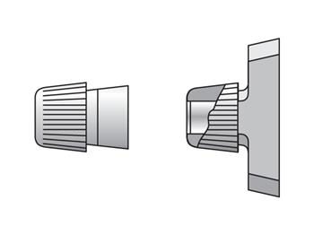 TMC1X Lock nut for clamps TMC1X Metric Heavy Series TMC Lock Nut