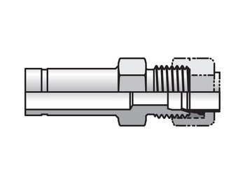 6-4 TRBI2-B Tube End Reducer Intru-Lok 6-4 TRBI2-B Intru-Lok Straight TRBI2