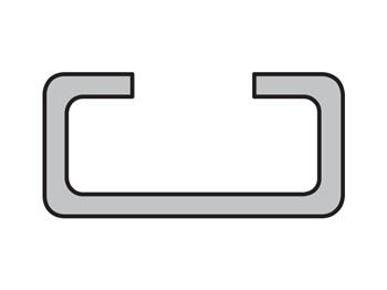 TSC2X Mounting rail for clamps TSC2X Metric Heavy Series TSC Mounting Rail