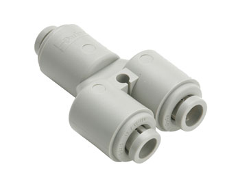 A6WY4-MG Union Y - Push-to-Connect Water & Beverage Fitting A6WY4-MG TrueSeal WY