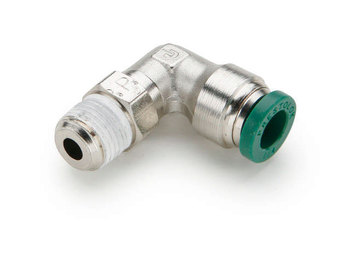 W169PLP-2-4 Male Elbow Swivel 90° - Inch Push-to-Connect Fitting W169PLP-2-4 Prestolok Metal W169PLP