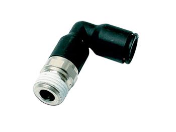 W369PLPX-4M-2 Male Elbow Extended 90° Push-to-Connect Instant Pneumatic Fitting W369PLPX-4M-2 Prestolok Composite W369PLPX - Inch