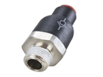 W68PLCK-4-2 Tube to Male Push-to-Connect Check Valve W68PLCK-4-2 Prestolok Male Check Valve - Meter Out - W68PLCK
