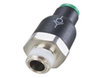 W68PLCKI-4-2 Tube to Male Push-to-Connect Check Valve W68PLCKI-4-2 Prestolok Male Check Valve - Meter In - W68PLCKI