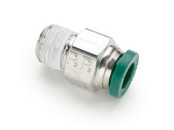 W68PLP-2-4 Male Connector - Inch Push-to-Connect Fitting W68PLP-2-4 Prestolok Metal W68PLP
